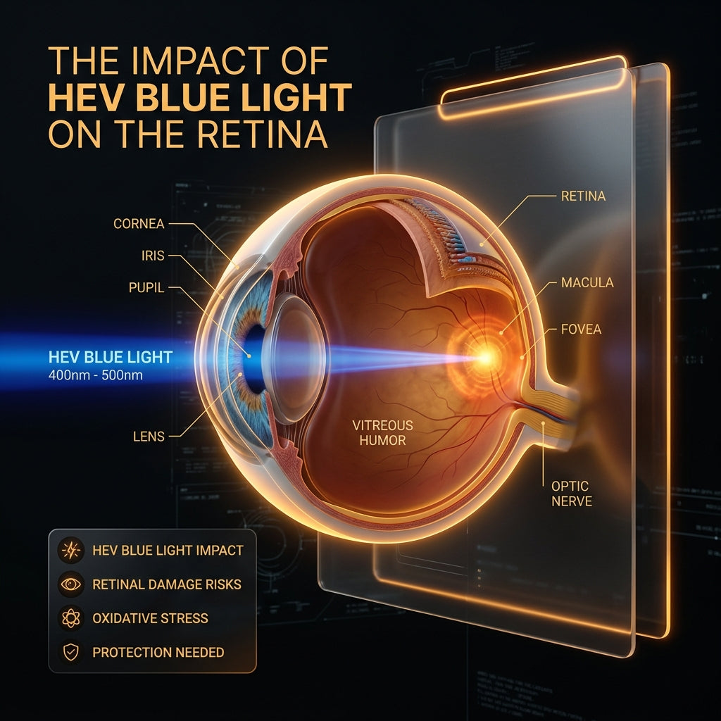 Blue Light Hazard Infographic